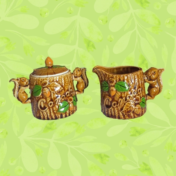 Other - Vintage Squirrels Sugar bowl & Creamer